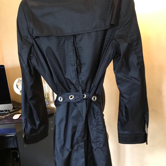 Coach Monogramed Belted Jacket , Black, Size Large - Picture 3 of 16